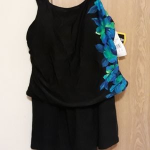 Miraclesuit one-piece tankini style
